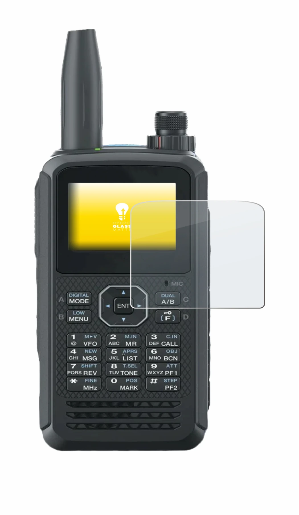 Imagen del dispositivo Kenwood TH-D75E D-Star con una amplia variedad de protectores de pantalla.