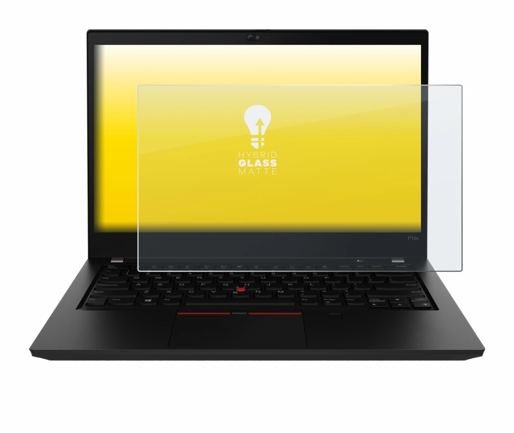 Imagen del dispositivo Lenovo ThinkPad P14s Gen 2 con una amplia variedad de protectores de pantalla.