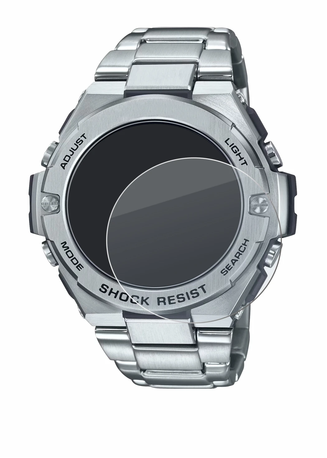 Imagen del dispositivo Casio G-Shock GST-B500D-1A con una amplia variedad de protectores de pantalla.