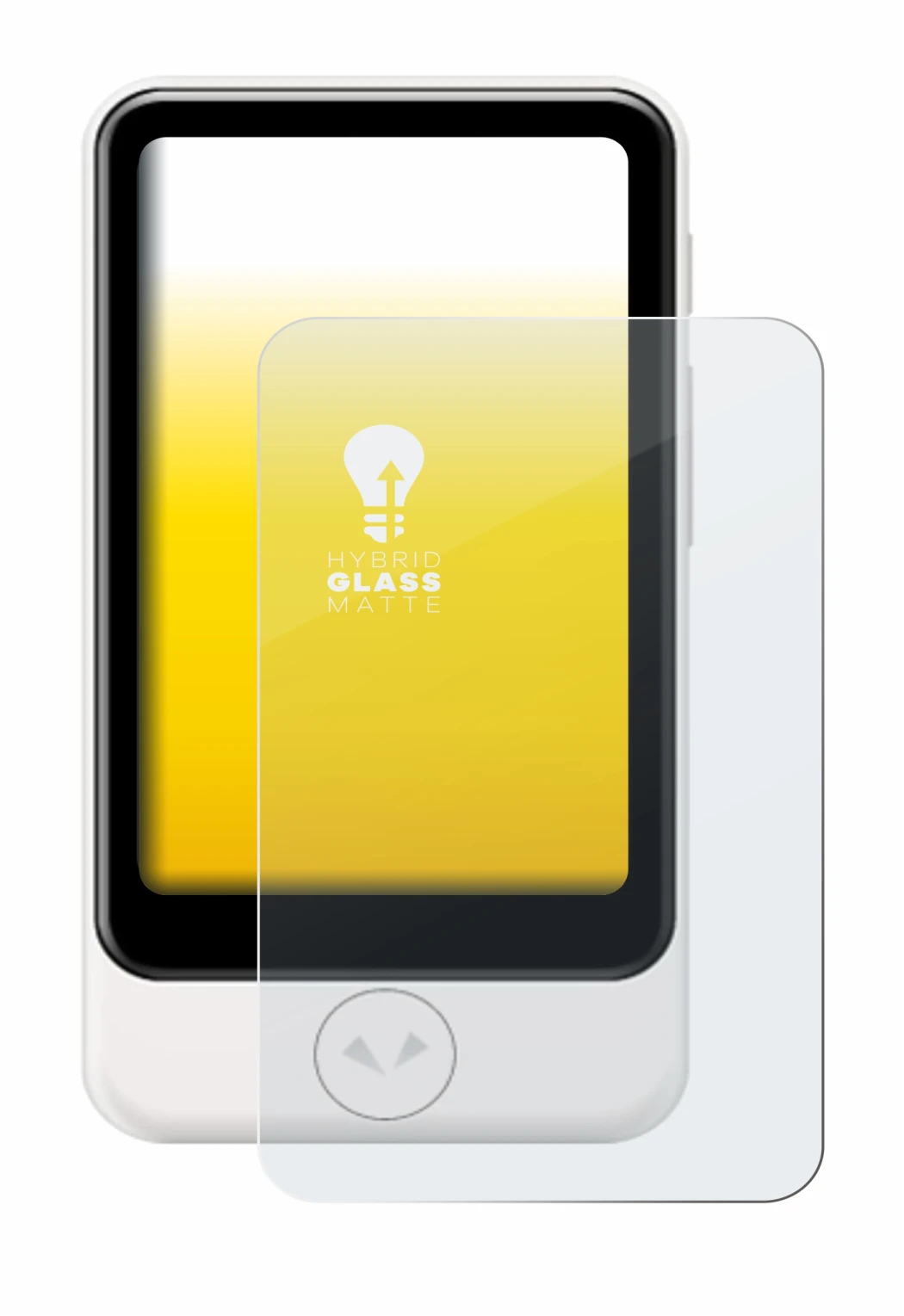 Imagen del dispositivo Pocketalk Plus con una amplia variedad de protectores de pantalla.