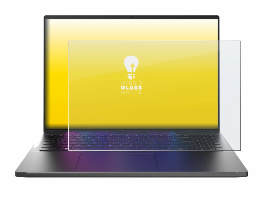 Imagen del dispositivo Acer Swift Go 16 con una amplia variedad de protectores de pantalla.