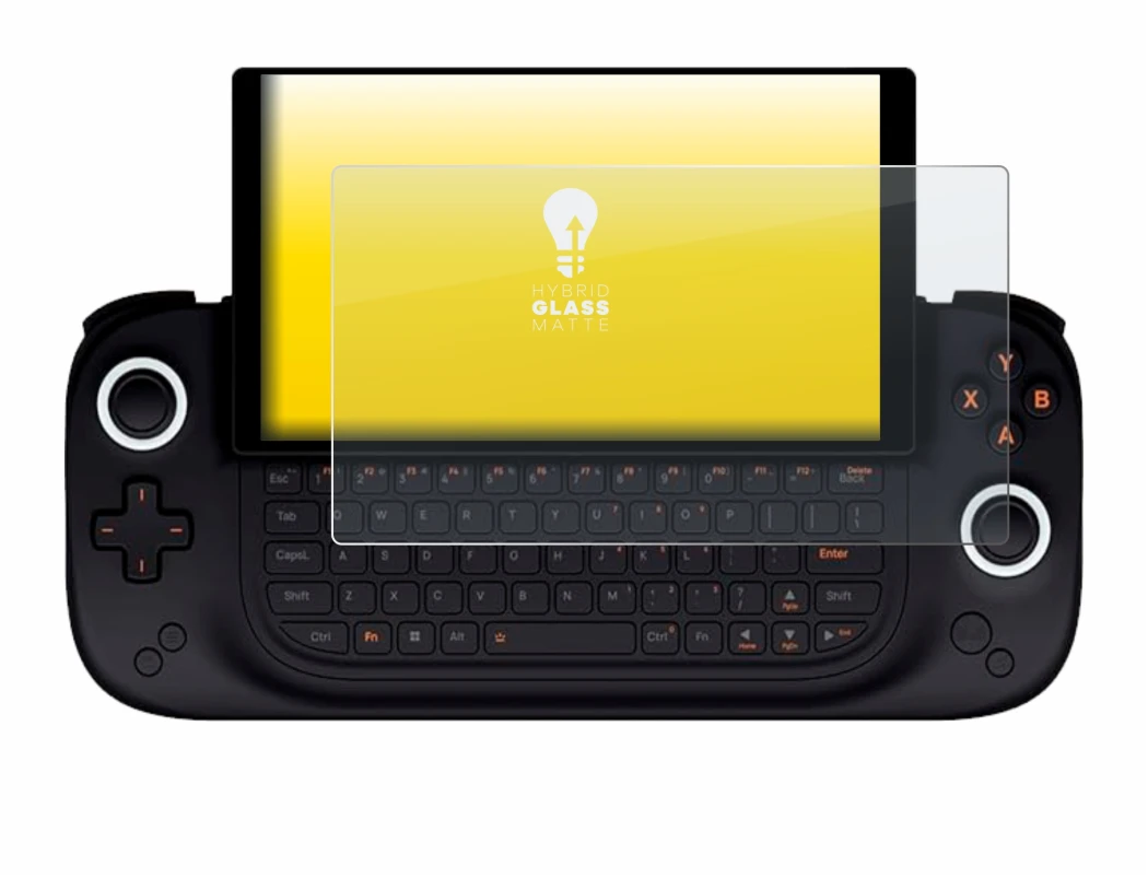 Imagen del dispositivo Ayaneo Slide con una amplia variedad de protectores de pantalla.