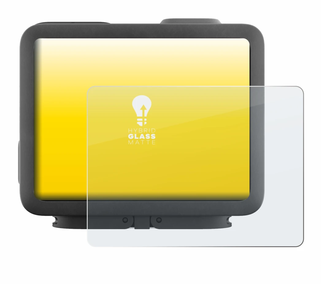 Imagen del dispositivo GoPro Hero 4k con una amplia variedad de protectores de pantalla.