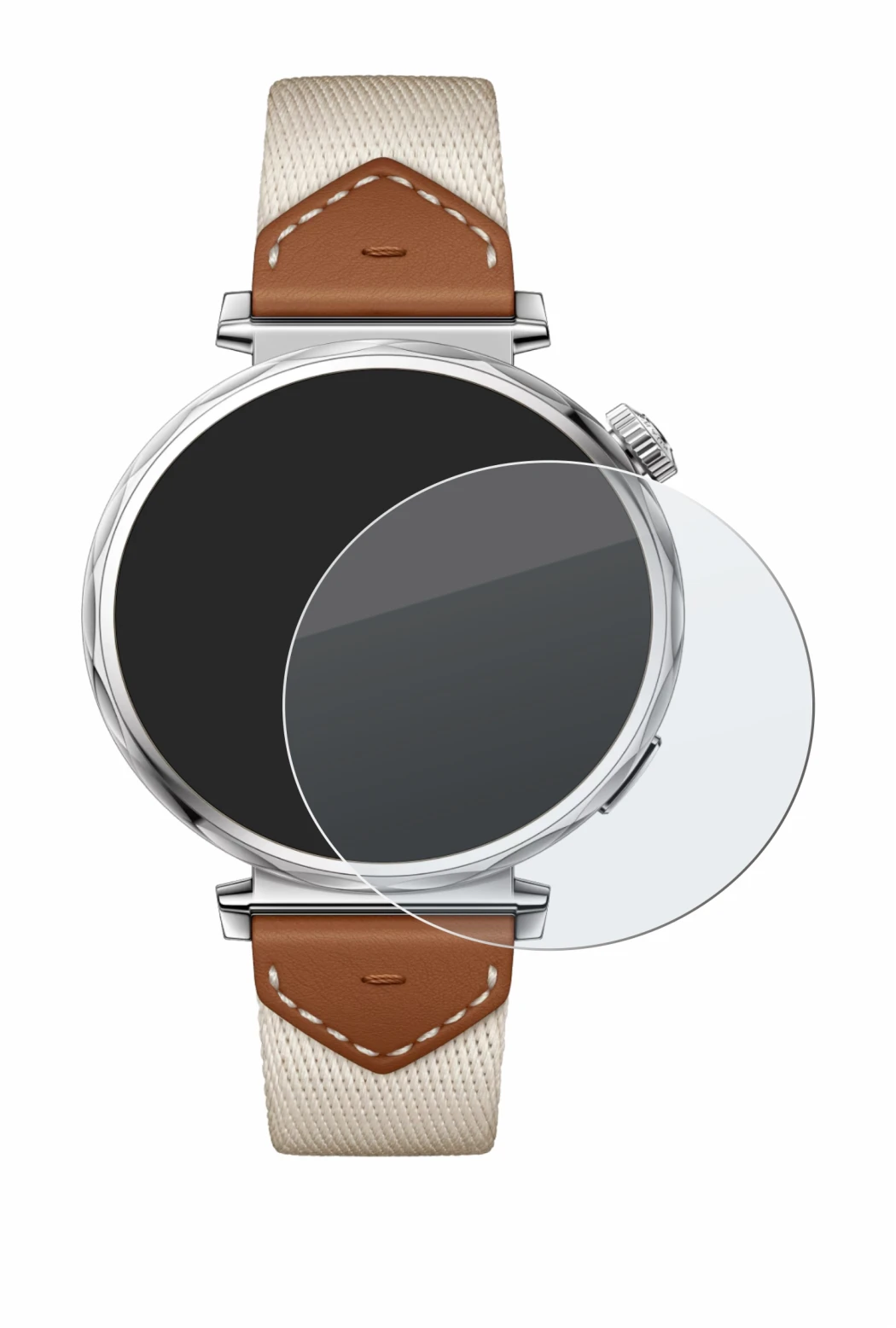 Imagen del dispositivo Huawei Watch GT 5 (41 mm) con una amplia variedad de protectores de pantalla.