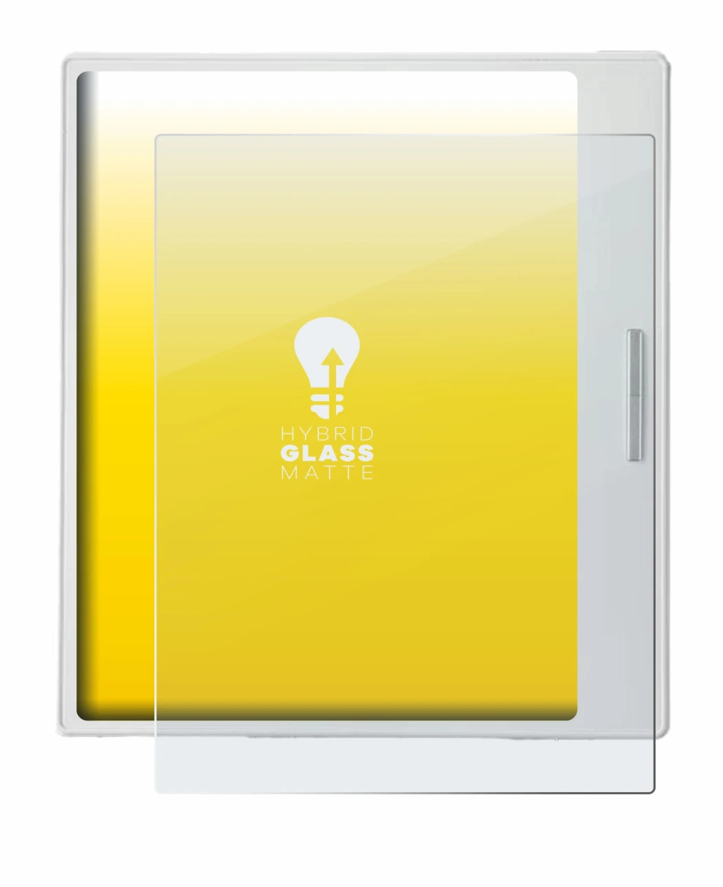 Imagen del dispositivo Boox Go Color 7 White Edition con una amplia variedad de protectores de pantalla.