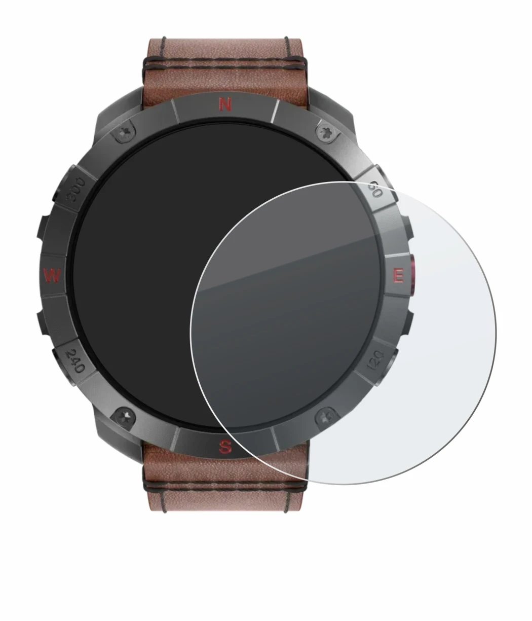 Imagen del dispositivo Polar Grit X2 Pro Titan con una amplia variedad de protectores de pantalla.