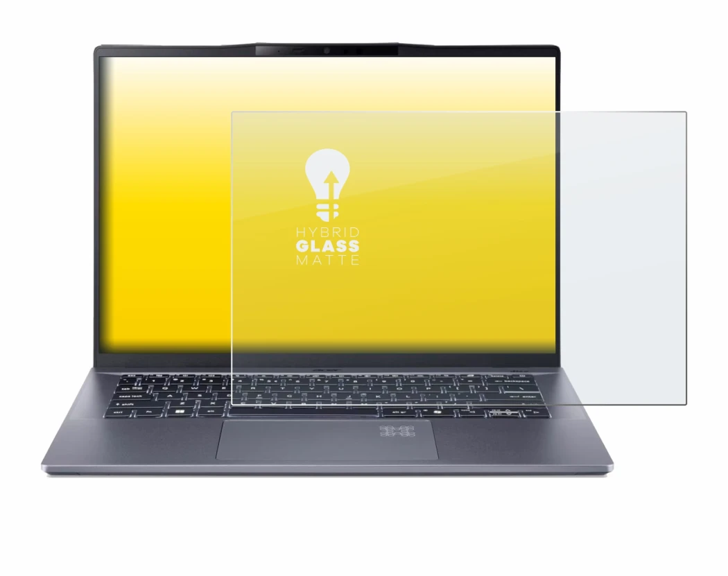 Imagen del dispositivo Acer Swift Go 14 AI con una amplia variedad de protectores de pantalla.