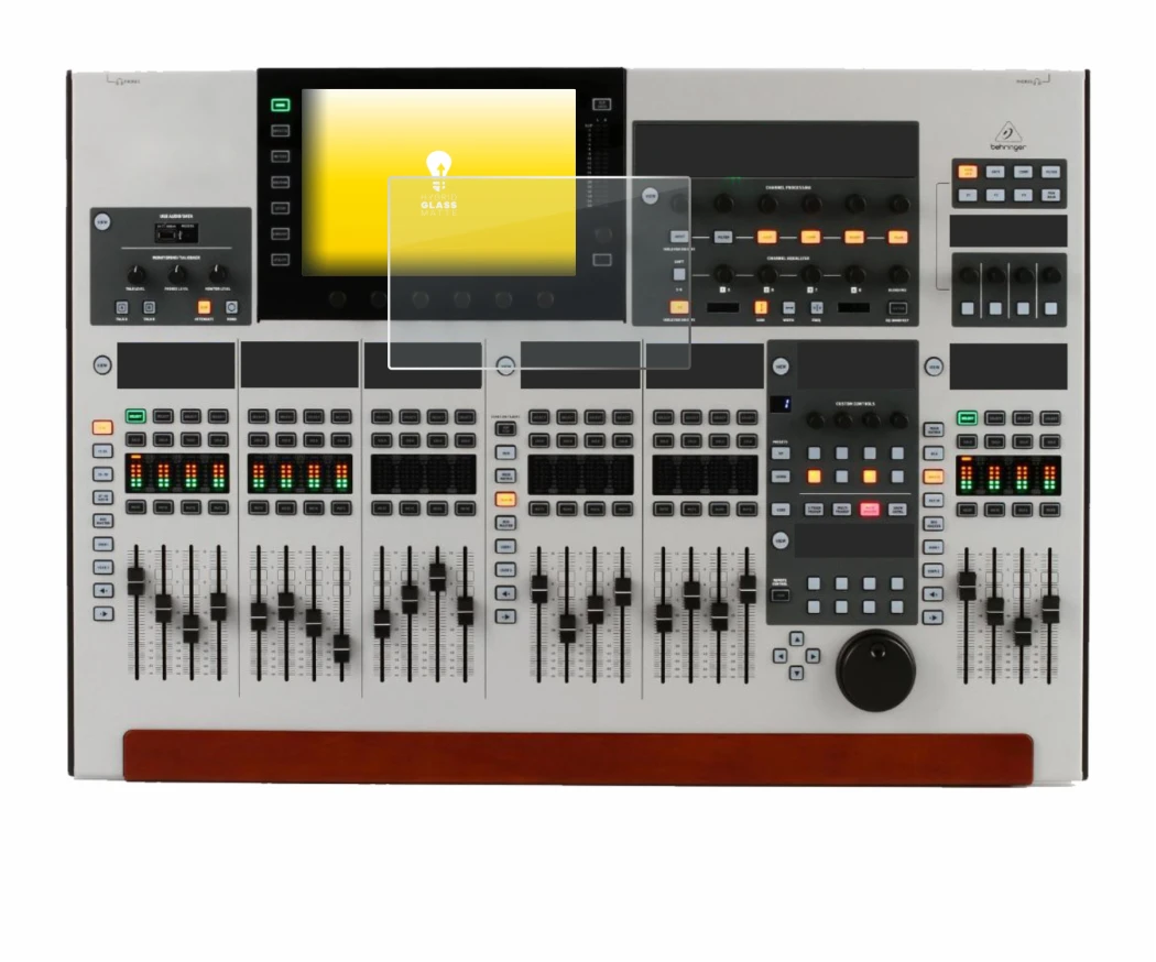 Imagen del dispositivo Behringer Wing con una amplia variedad de protectores de pantalla.