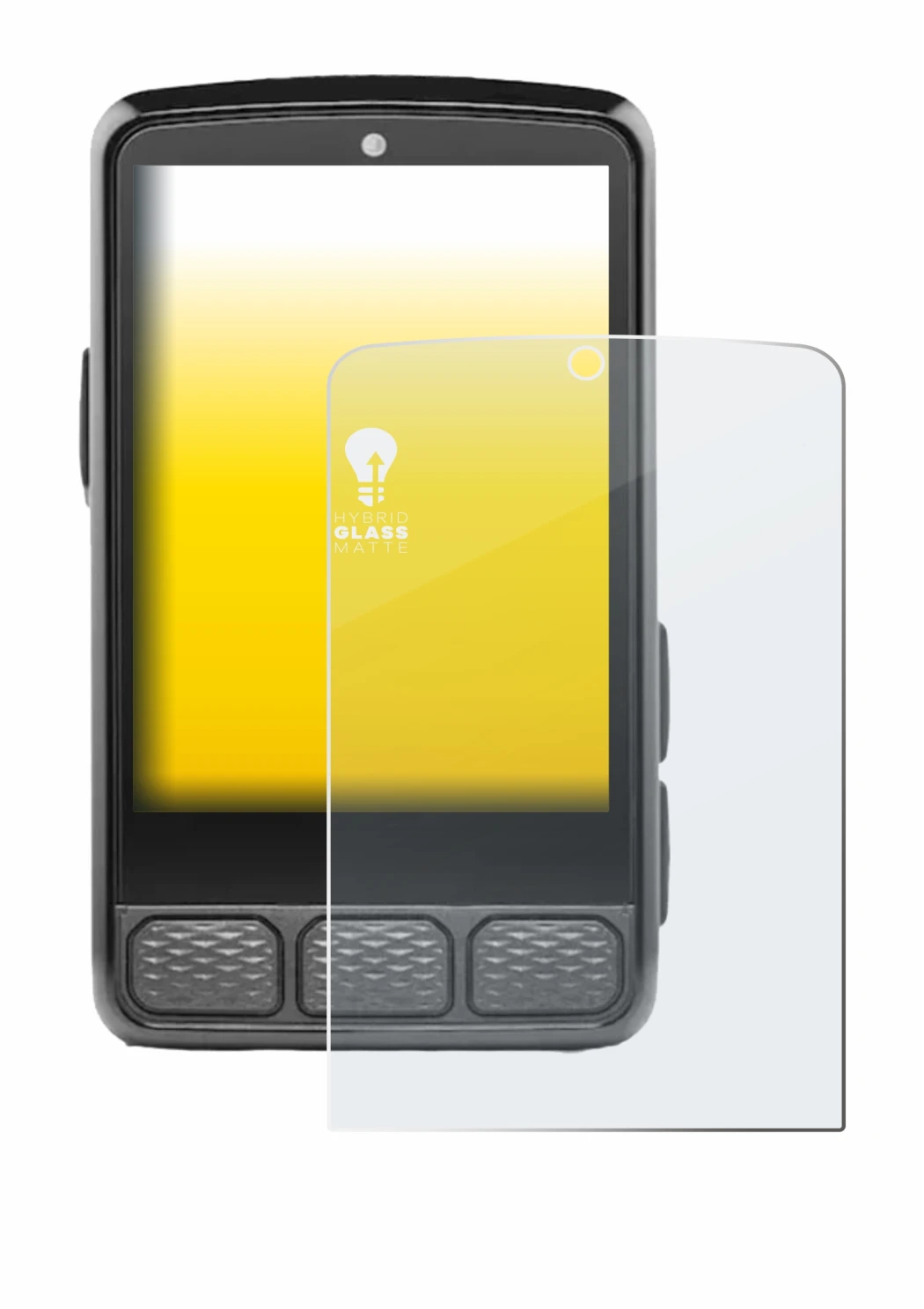 Imagen del dispositivo Wahoo Elemnt Roam V3 con una amplia variedad de protectores de pantalla.
