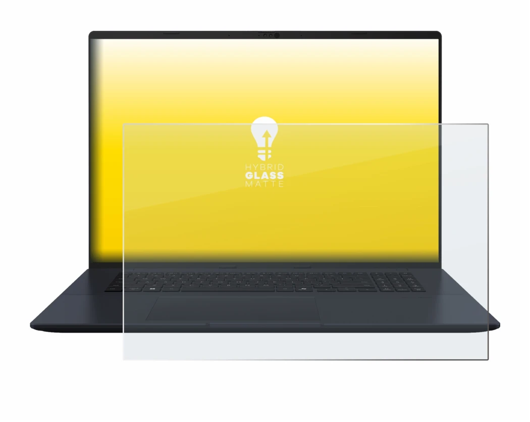 Imagen del dispositivo ASUS Vivobook 18 M1807 con una amplia variedad de protectores de pantalla.