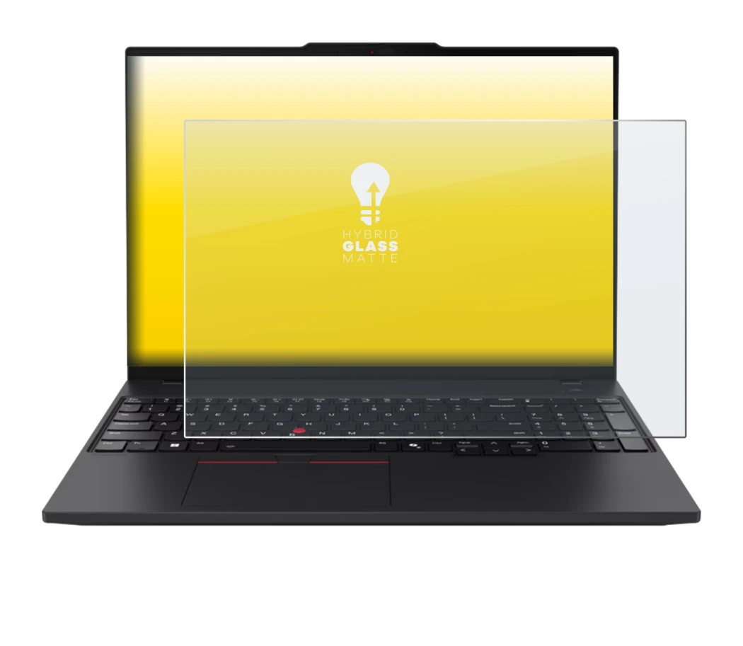 Imagen del dispositivo Lenovo ThinkPad P16s Gen 4 con una amplia variedad de protectores de pantalla.