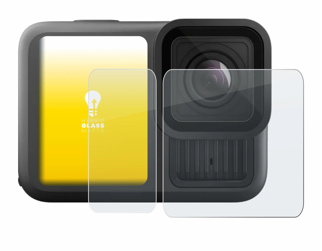 Imagen del dispositivo GoPro Hero 13 Black Ultra Wide Edition con una amplia variedad de protectores de pantalla.