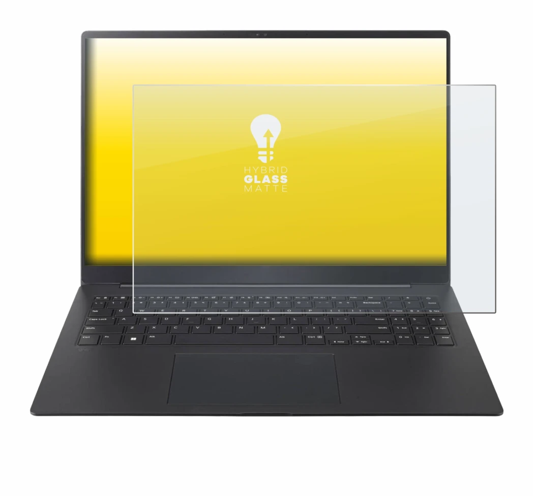 Imagen del dispositivo LG gram Pro 16 2025 con una amplia variedad de protectores de pantalla.