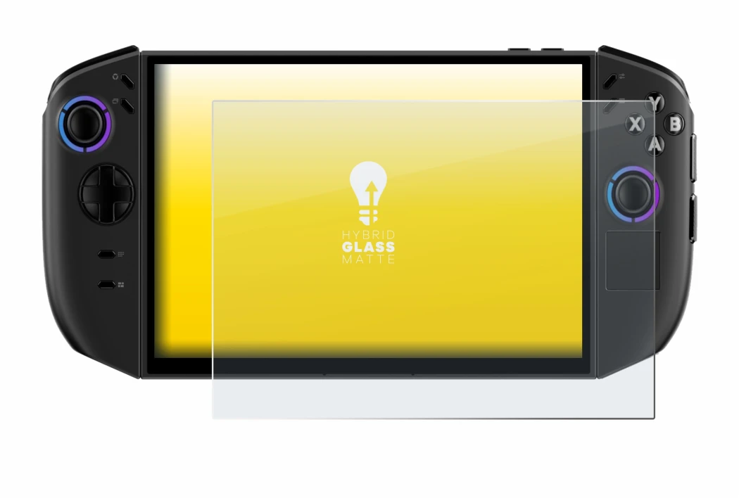 Imagen del dispositivo Lenovo Legion Go Gen 2 con una amplia variedad de protectores de pantalla.