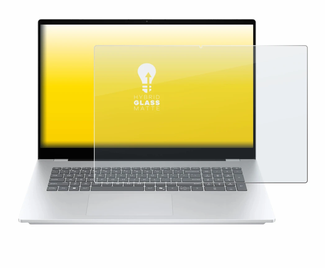 Imagen del dispositivo HP OmniBook 7 17-dc con una amplia variedad de protectores de pantalla.