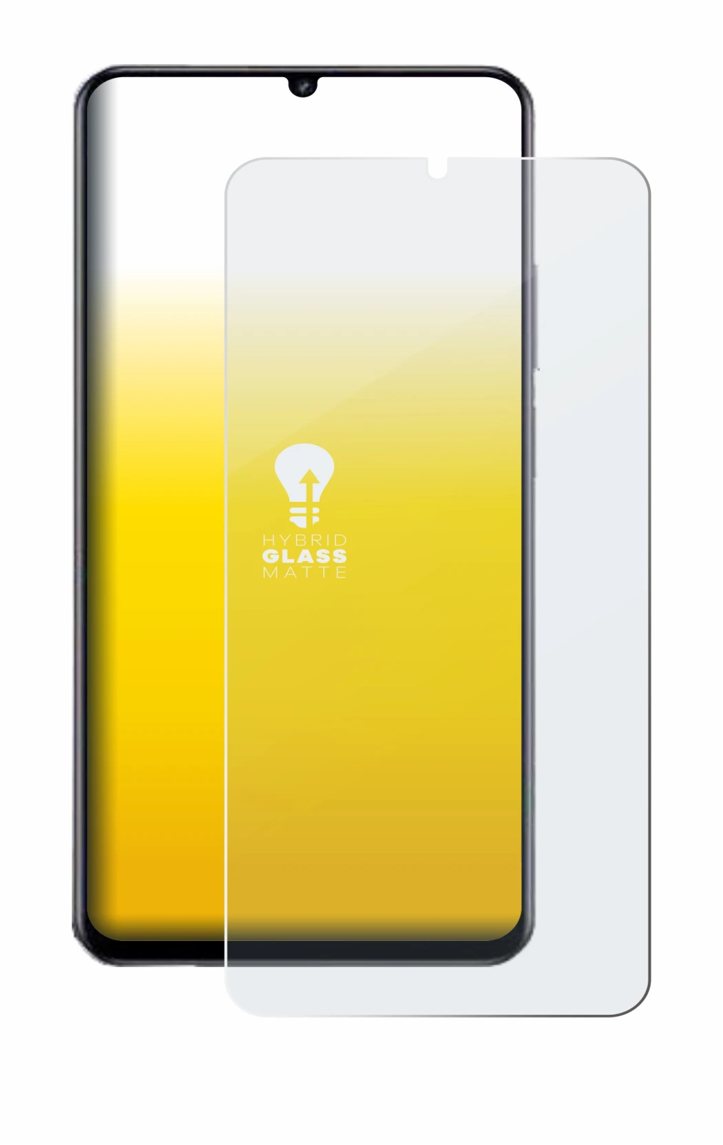Imagen del dispositivo realme Note 70 con una amplia variedad de protectores de pantalla.