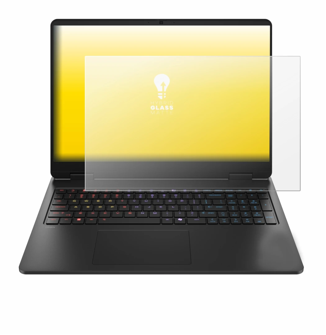 Imagen del dispositivo HP HyperX Omen 16 con una amplia variedad de protectores de pantalla.