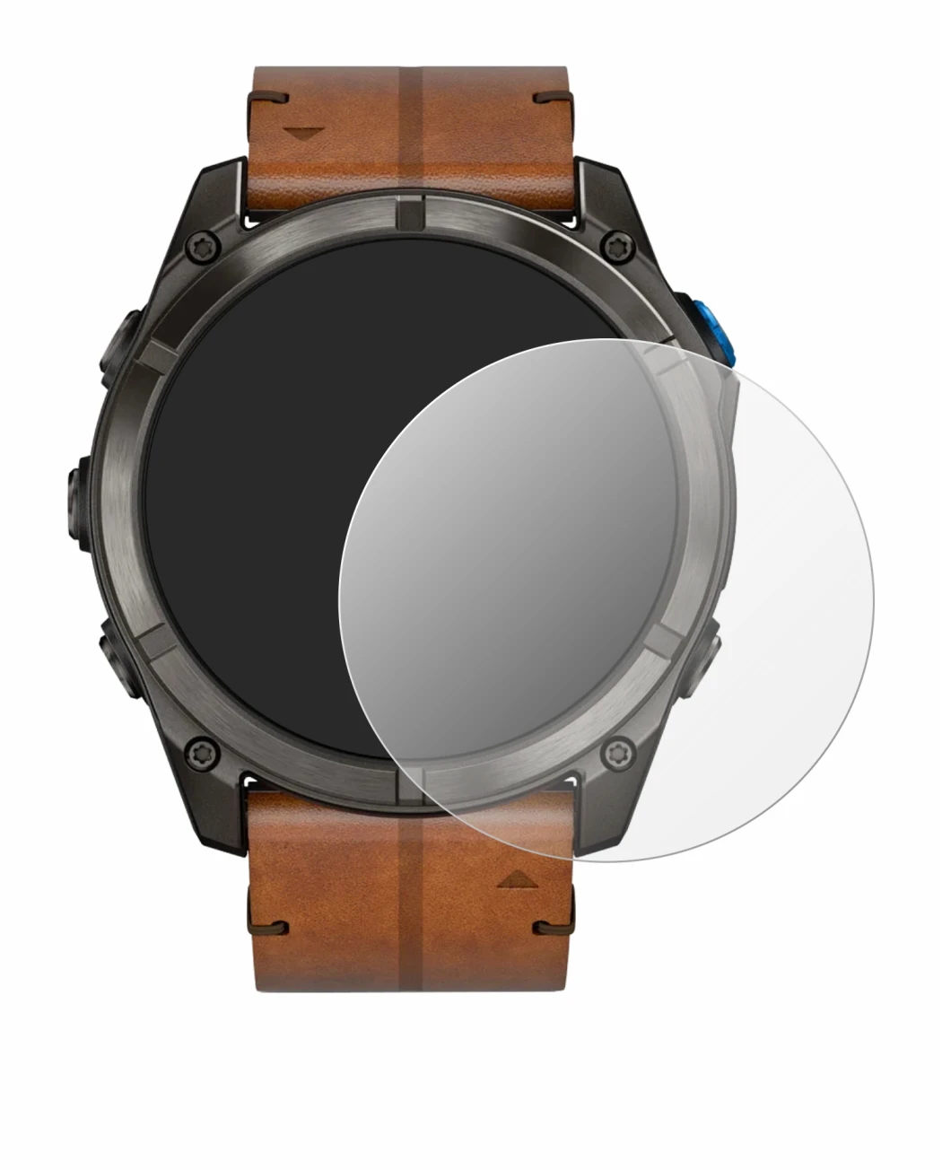 Imagen del dispositivo Garmin D2 Mach 2 Pro (51 mm) con una amplia variedad de protectores de pantalla.