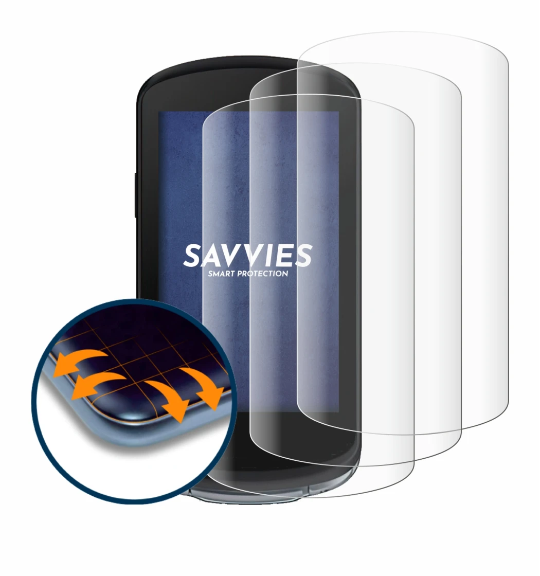 Imagen del dispositivo Garmin Edge 1040 con una amplia variedad de protectores de pantalla.