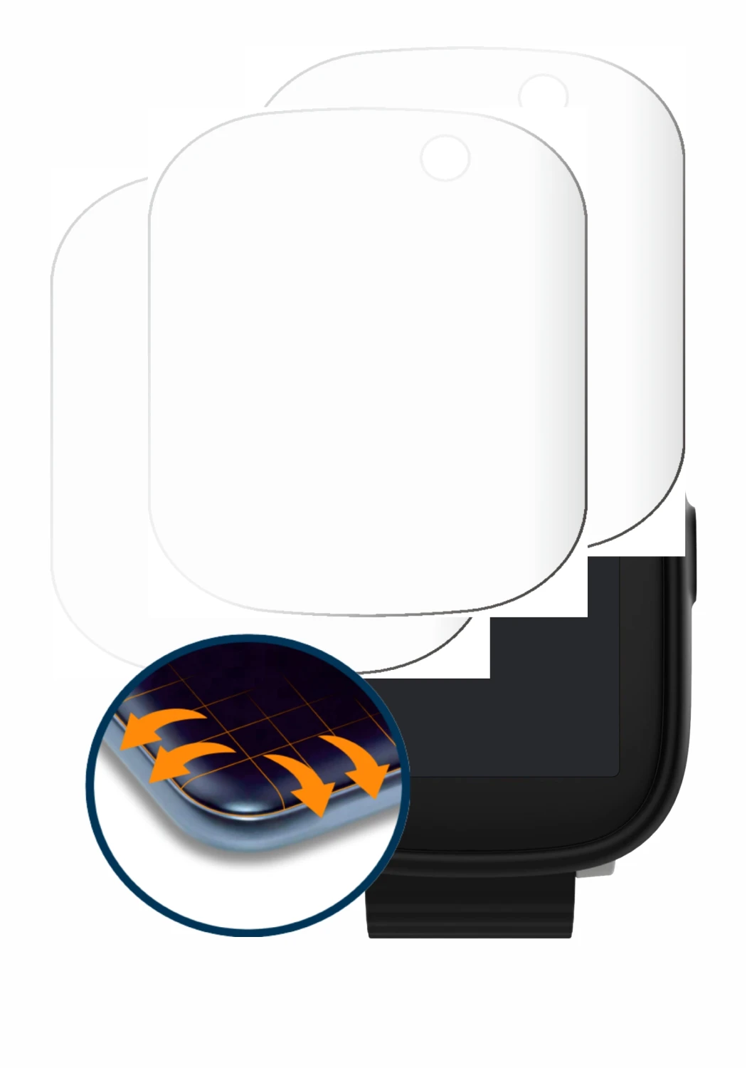 Imagen del dispositivo Xplora X6 Play 2022 (1a Generation) con una amplia variedad de protectores de pantalla.