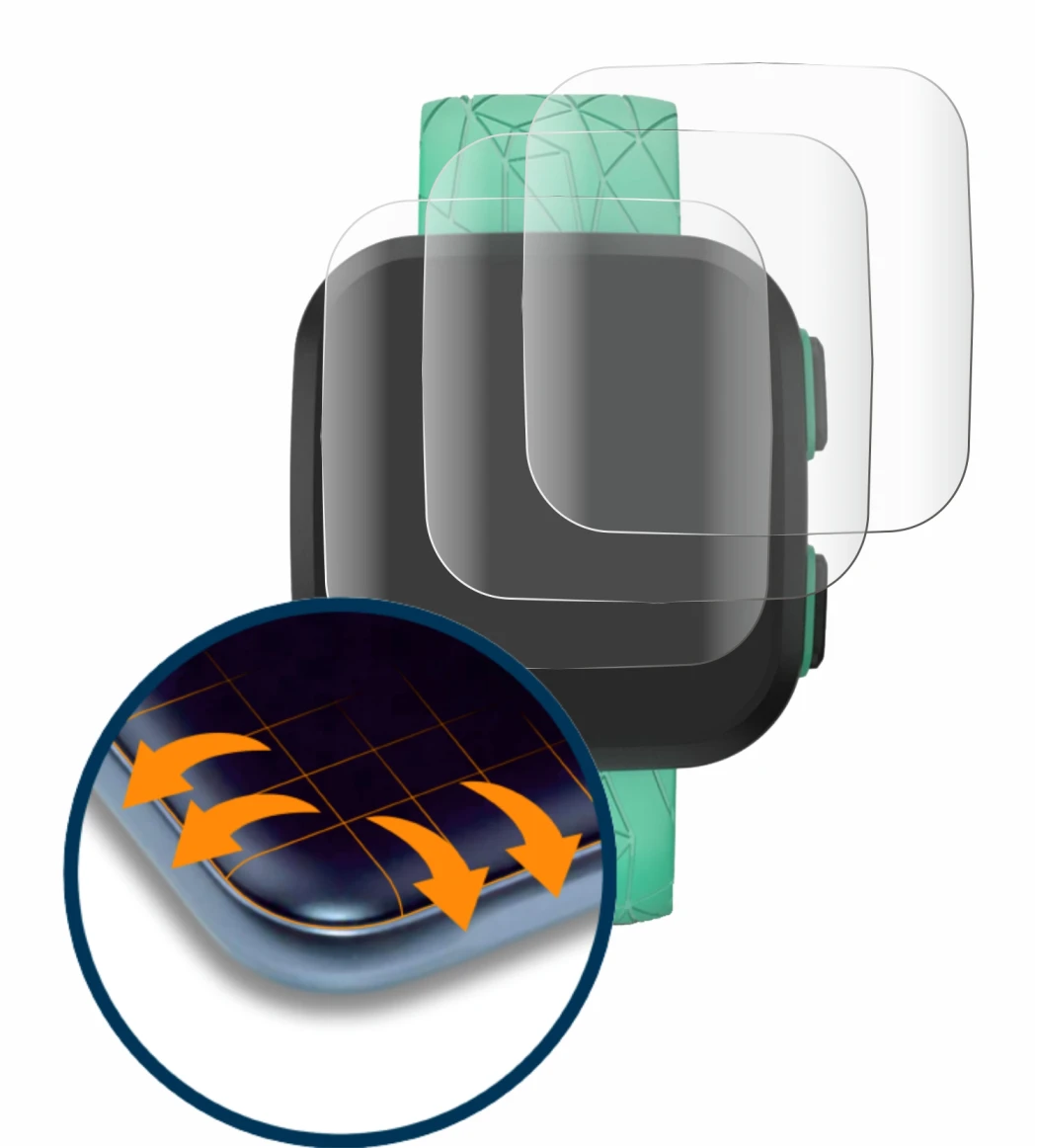 Imagen del dispositivo Garmin Bounce con una amplia variedad de protectores de pantalla.