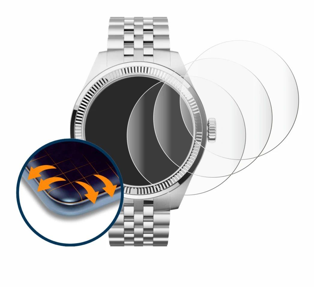 Imagen del dispositivo Withings ScanWatch Nova Brilliant (39 mm) con una amplia variedad de protectores de pantalla.