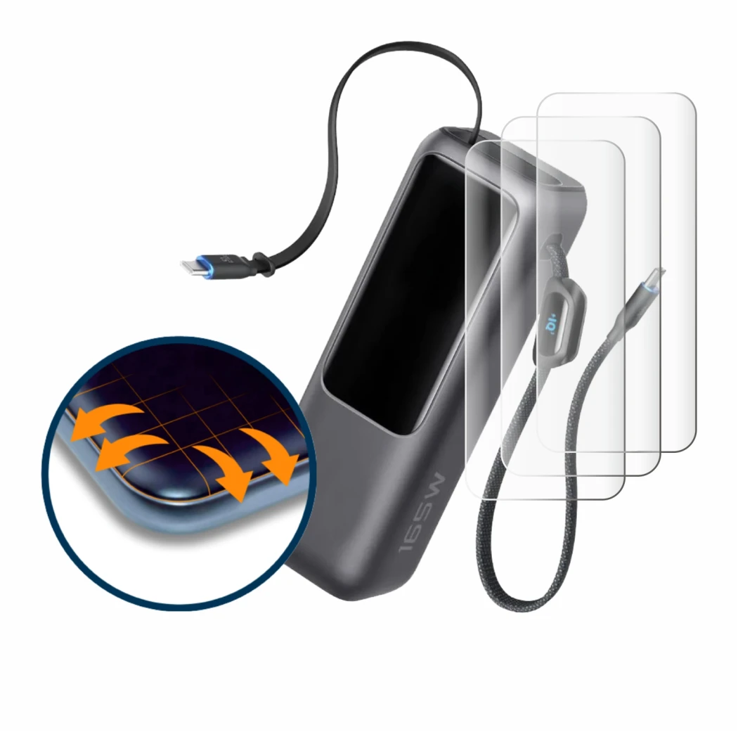 Imagen del dispositivo Anker Laptop Powerbank A1695 con una amplia variedad de protectores de pantalla.