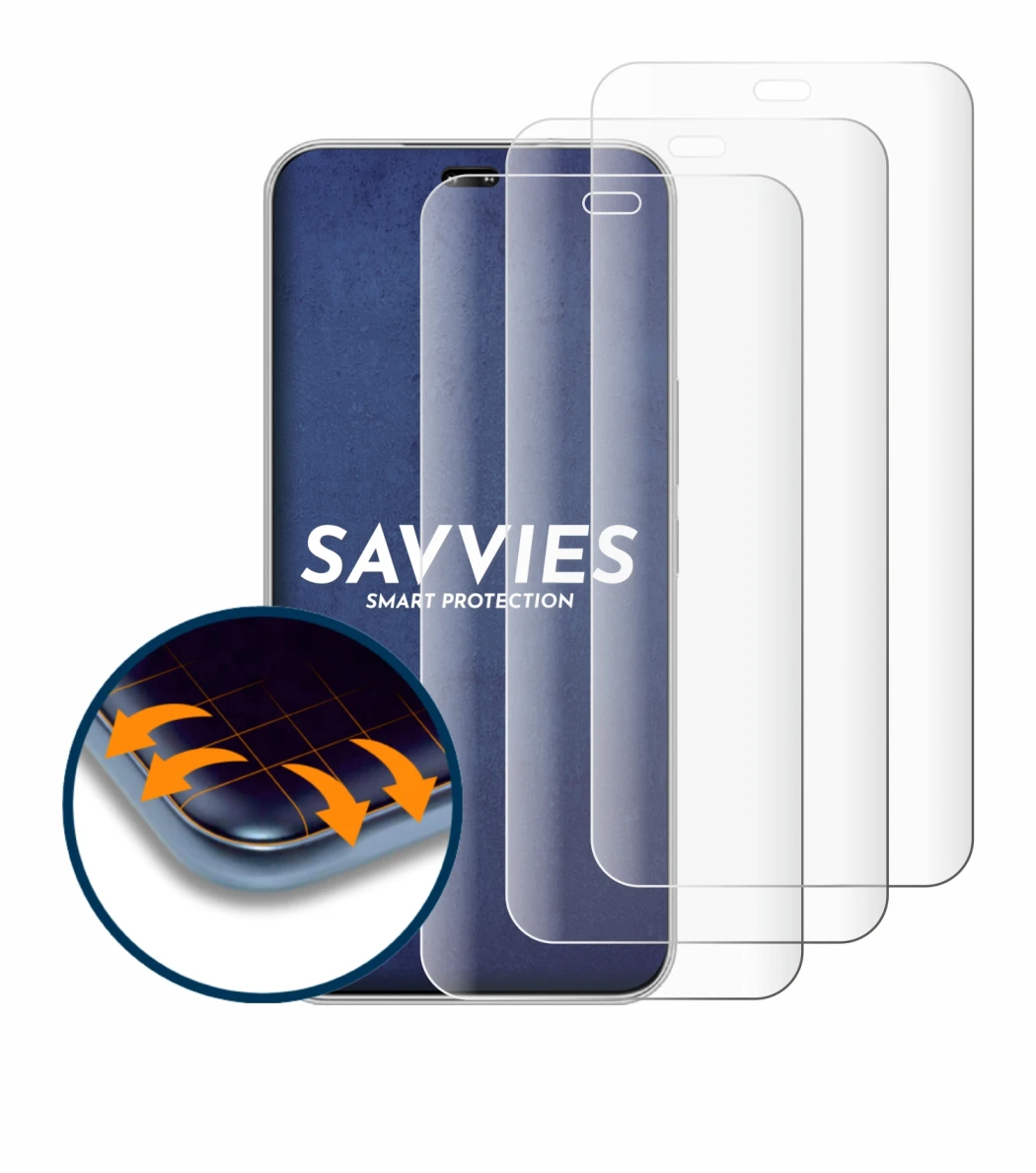 Imagen del dispositivo Honor 400 Pro con una amplia variedad de protectores de pantalla.