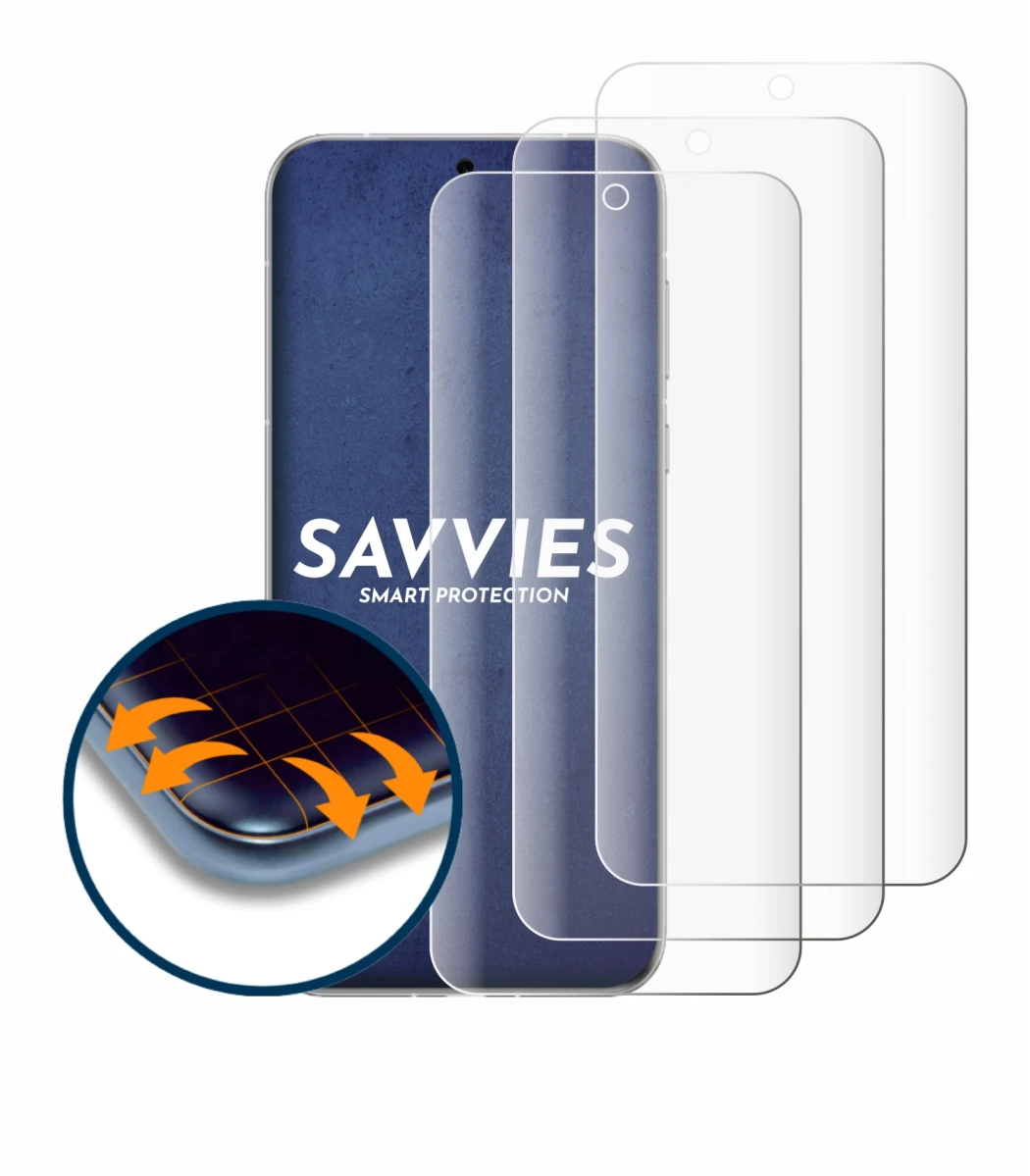 Imagen del dispositivo Huawei Pura 80 Pro con una amplia variedad de protectores de pantalla.