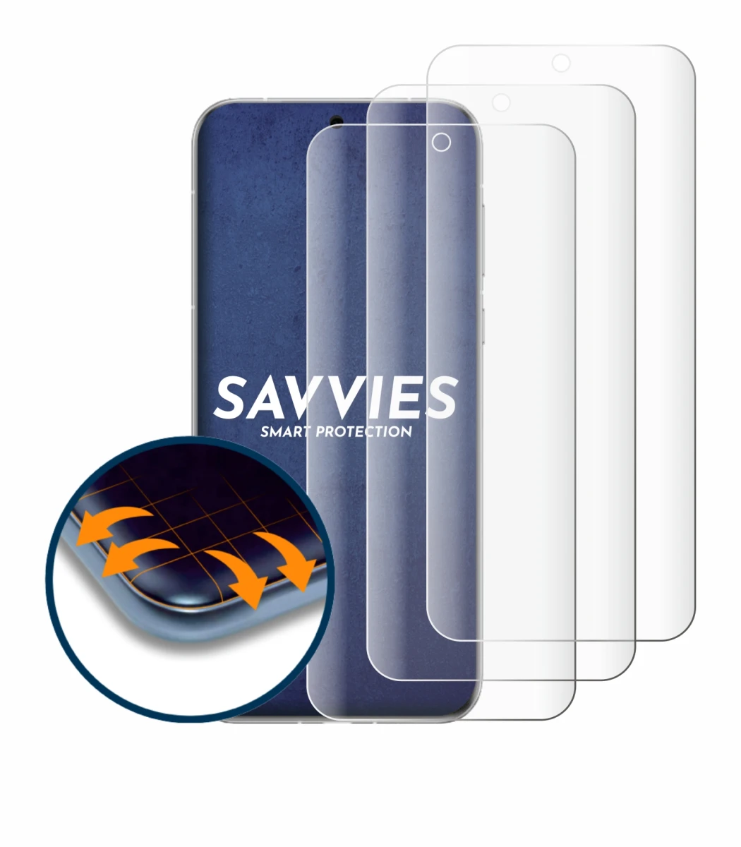 Imagen del dispositivo Huawei Pura 80 Ultra con una amplia variedad de protectores de pantalla.