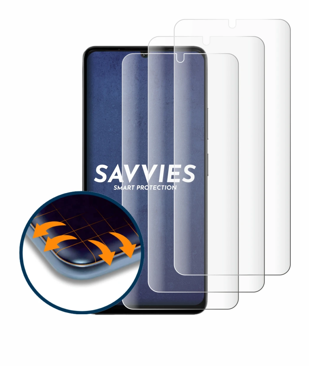 Imagen del dispositivo Doogee Note 59 Pro Plus con una amplia variedad de protectores de pantalla.
