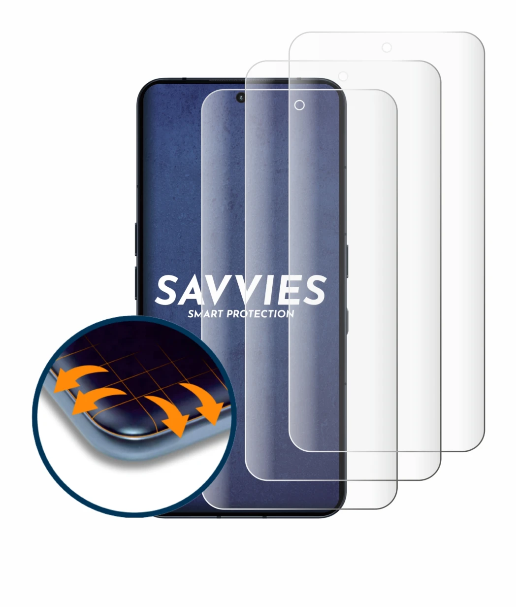 Imagen del dispositivo Nothing Phone (3) con una amplia variedad de protectores de pantalla.