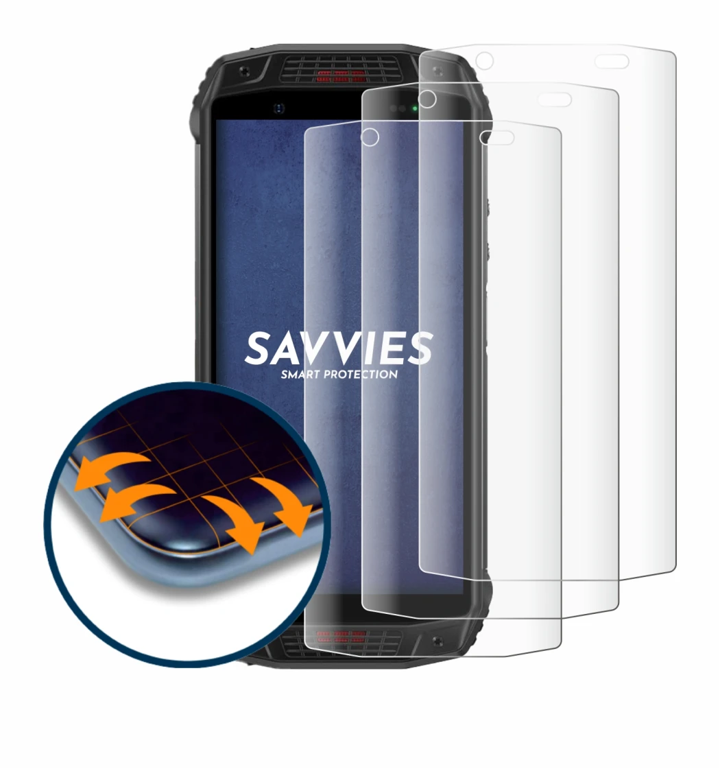 Imagen del dispositivo Ulefone Armor 15 con una amplia variedad de protectores de pantalla.