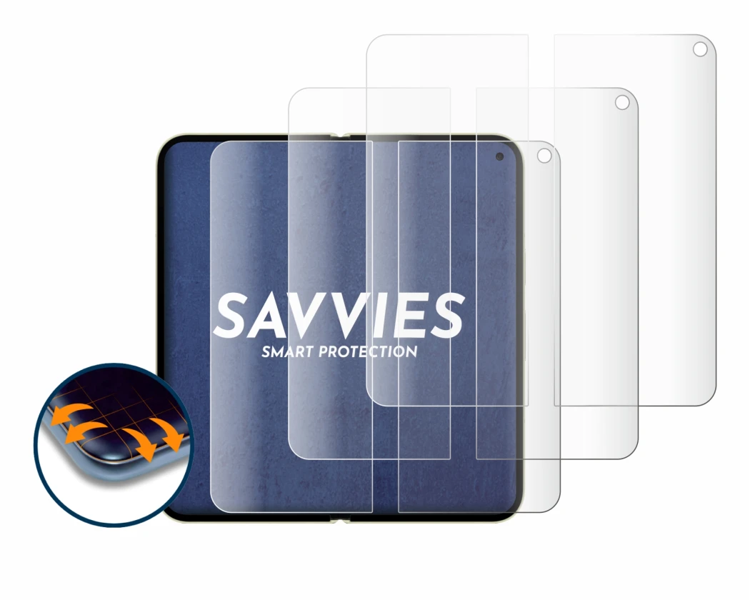 Imagen del dispositivo Google Pixel 10 Pro Fold (Pantalla interior) con una amplia variedad de protectores de pantalla.