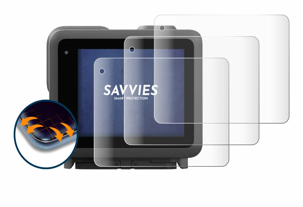 Imagen del dispositivo GoPro Lit Hero con una amplia variedad de protectores de pantalla.