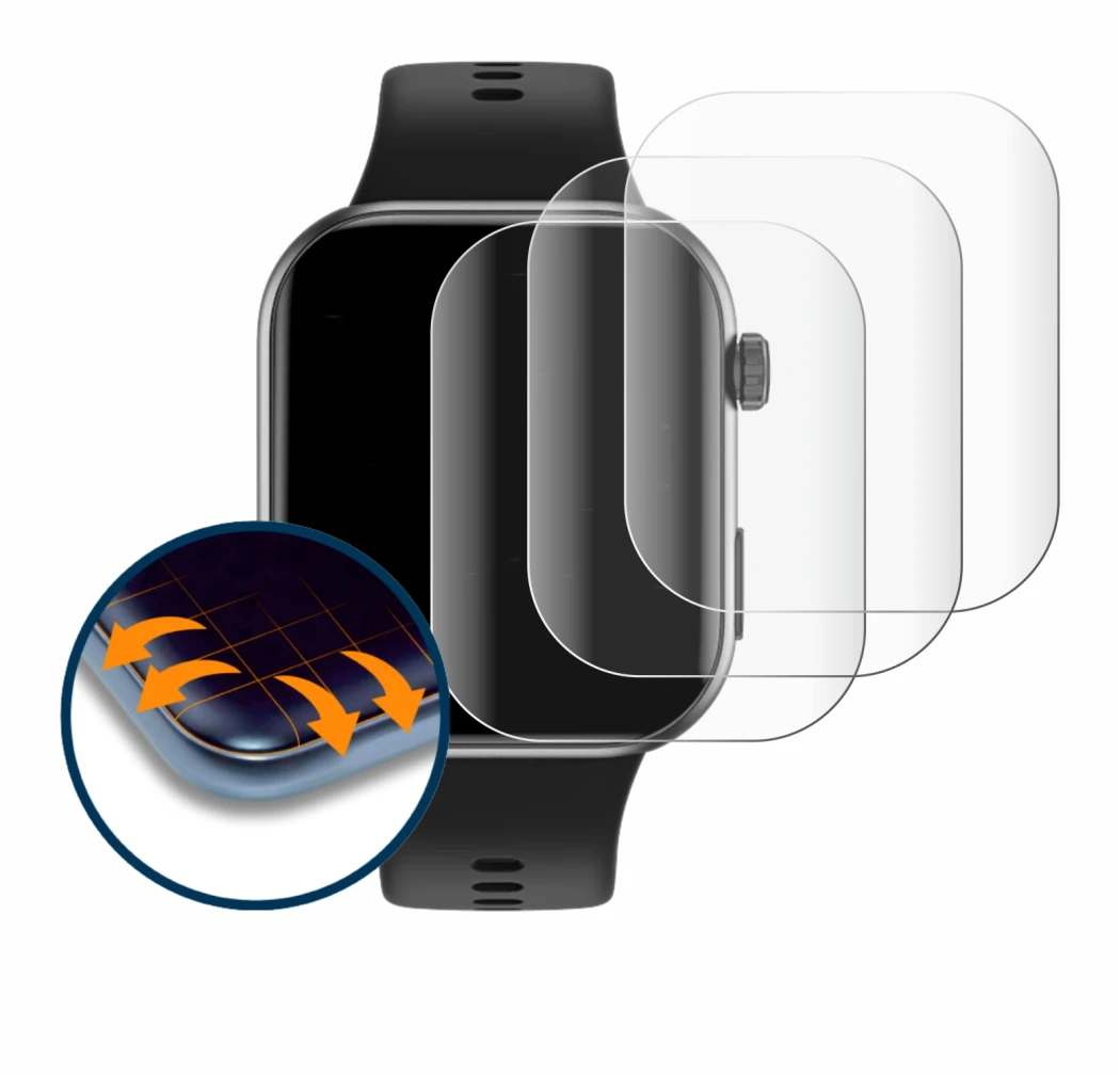 Imagen del dispositivo Honor Choice InFoWear Watch 2i con una amplia variedad de protectores de pantalla.