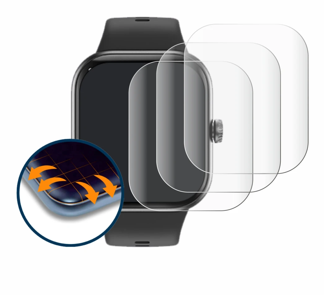 Imagen del dispositivo Honor Choice InFoWear Watch 2 Pro con una amplia variedad de protectores de pantalla.
