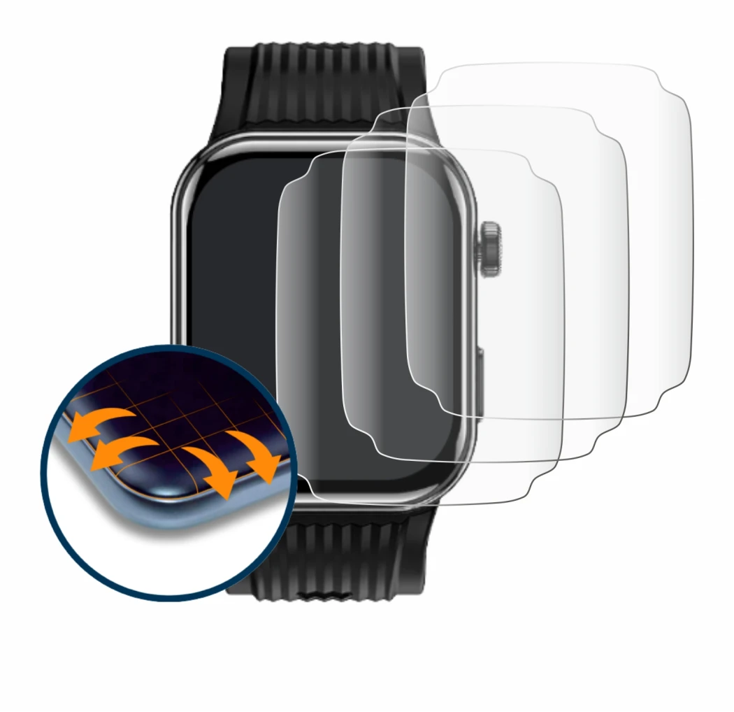 Imagen del dispositivo Rollme Kore D1 con una amplia variedad de protectores de pantalla.