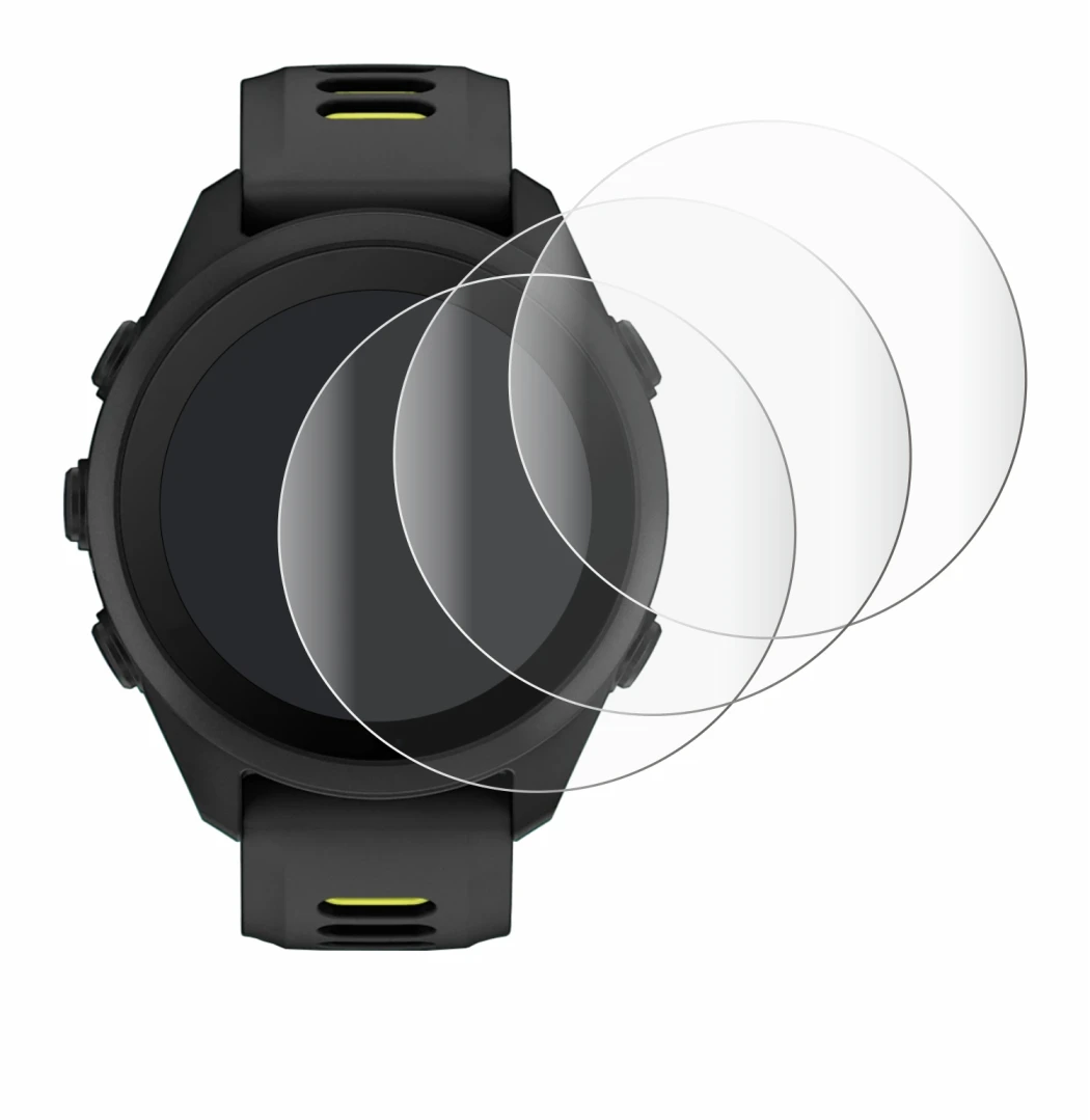 Imagen del dispositivo Garmin Forerunner 170 con una amplia variedad de protectores de pantalla.