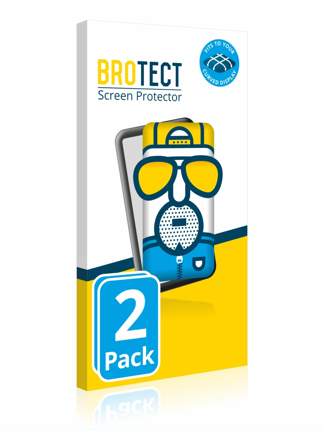 Parte frontal de un envase de producto con el logotipo de la marca BROTECT