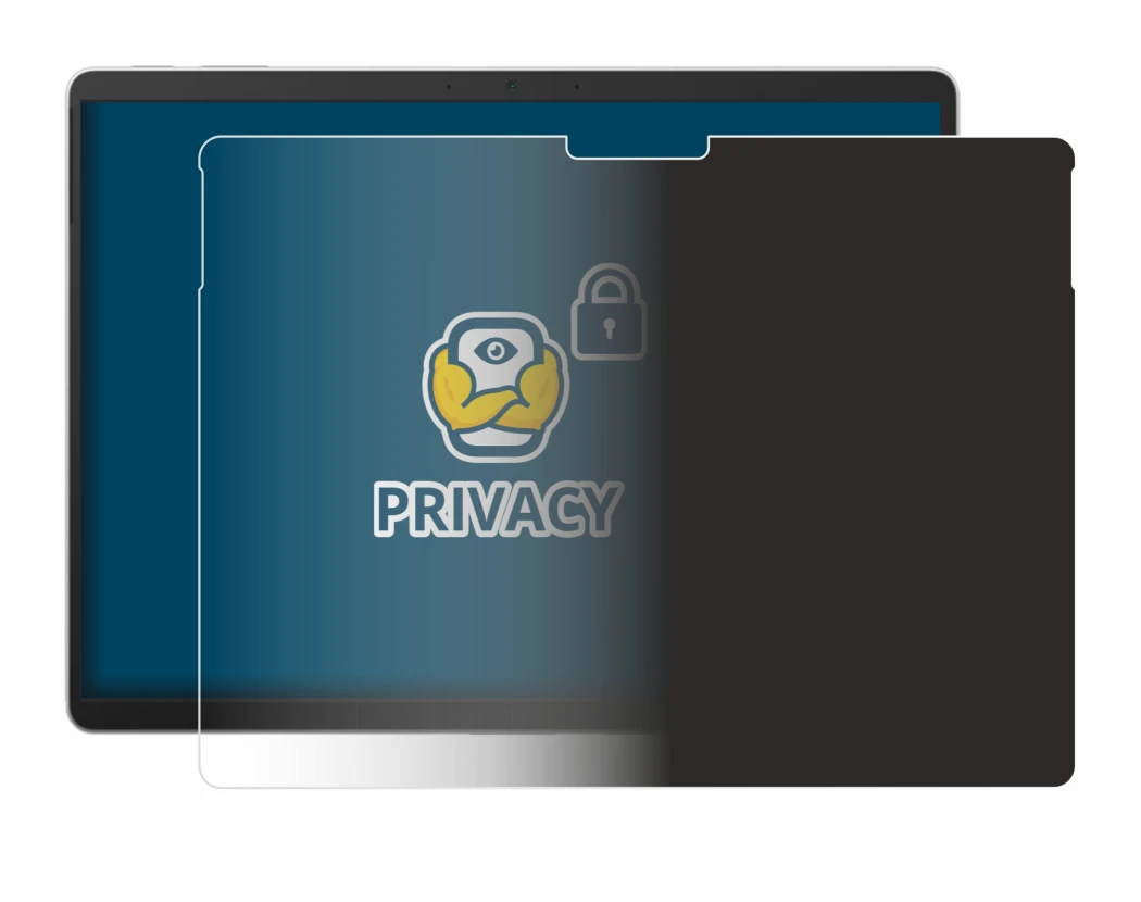 Imagen del dispositivo Microsoft Surface Pro 9 con una amplia variedad de protectores de pantalla.