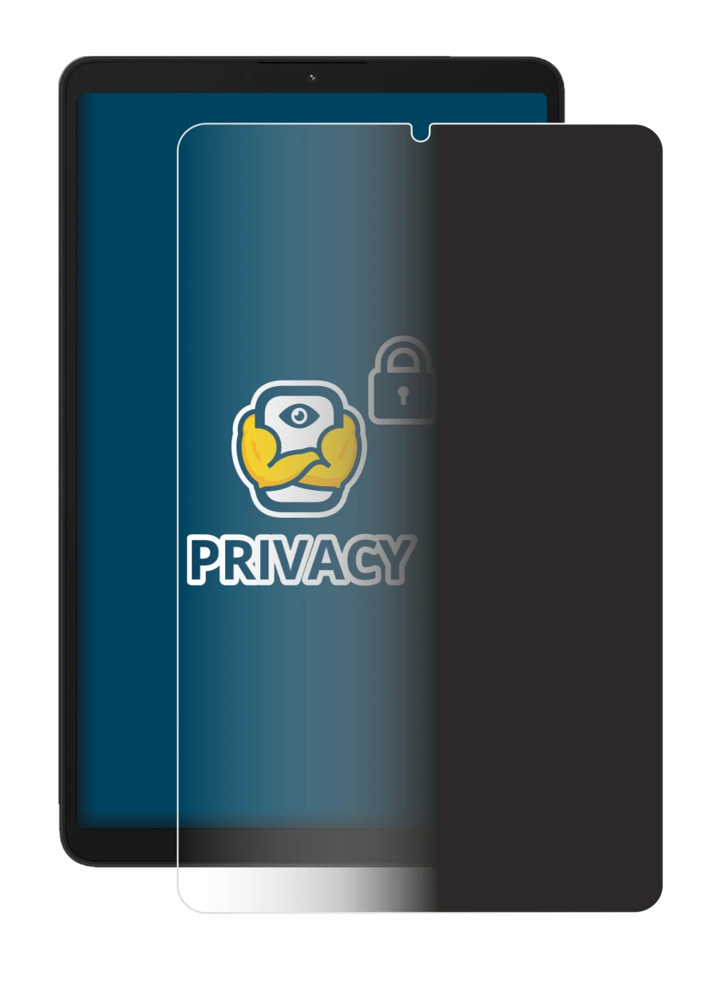 Imagen del dispositivo Samsung Galaxy Tab A9 LTE con una amplia variedad de protectores de pantalla.