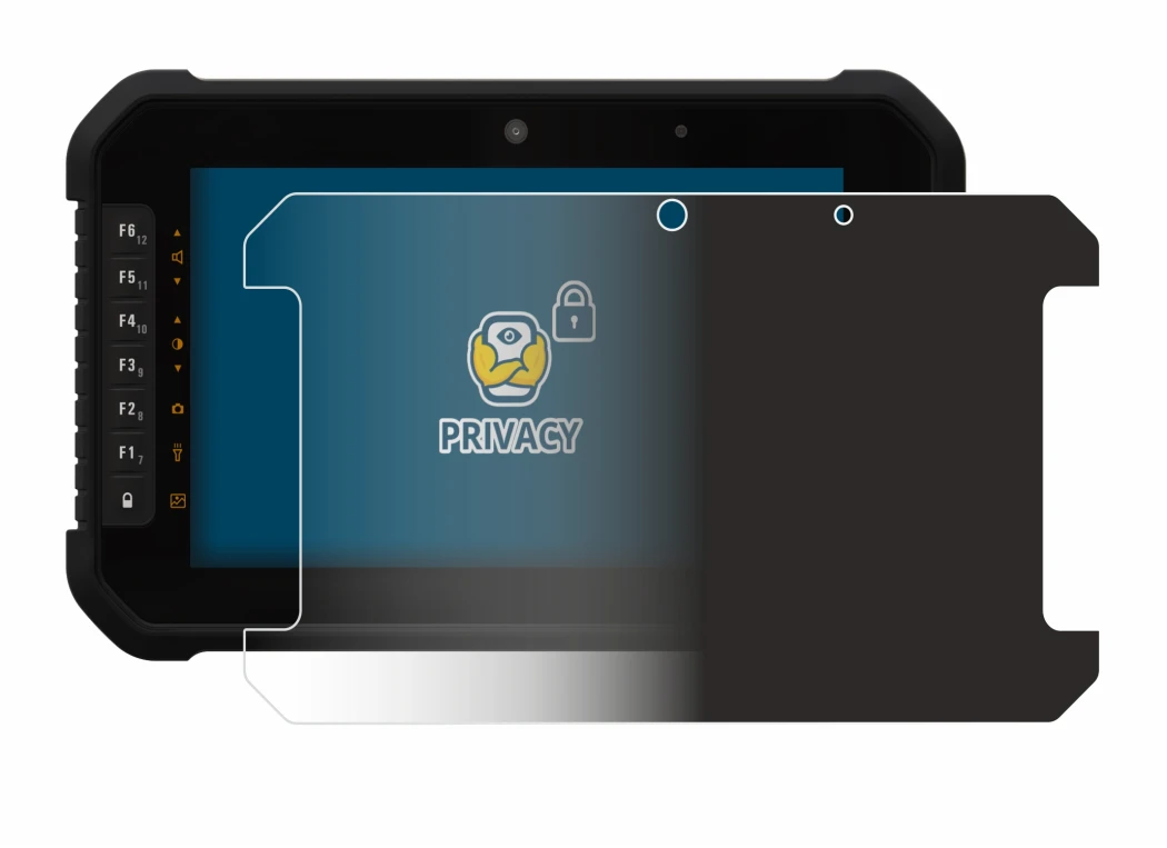 Imagen del dispositivo GeoMax Zenius 08 con una amplia variedad de protectores de pantalla.