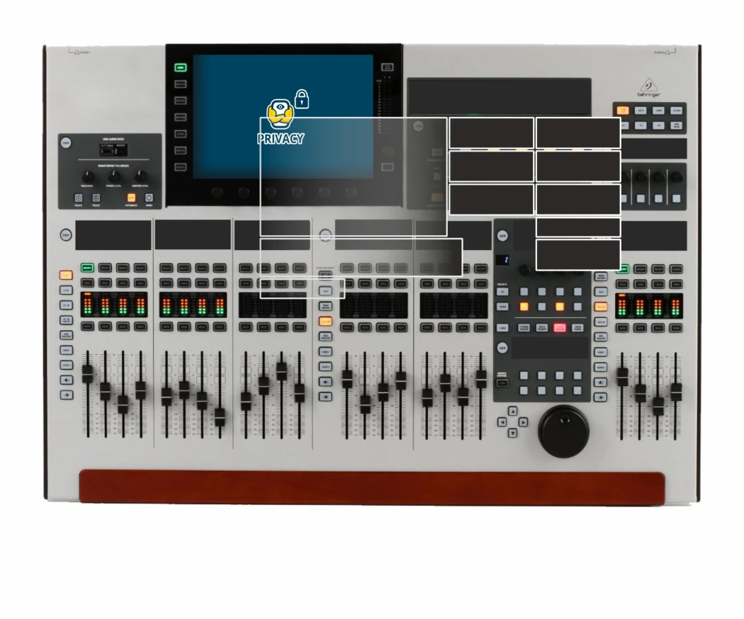 Imagen del dispositivo Behringer Wing (Set compuesto por 11 láminas) con una amplia variedad de protectores de pantalla.