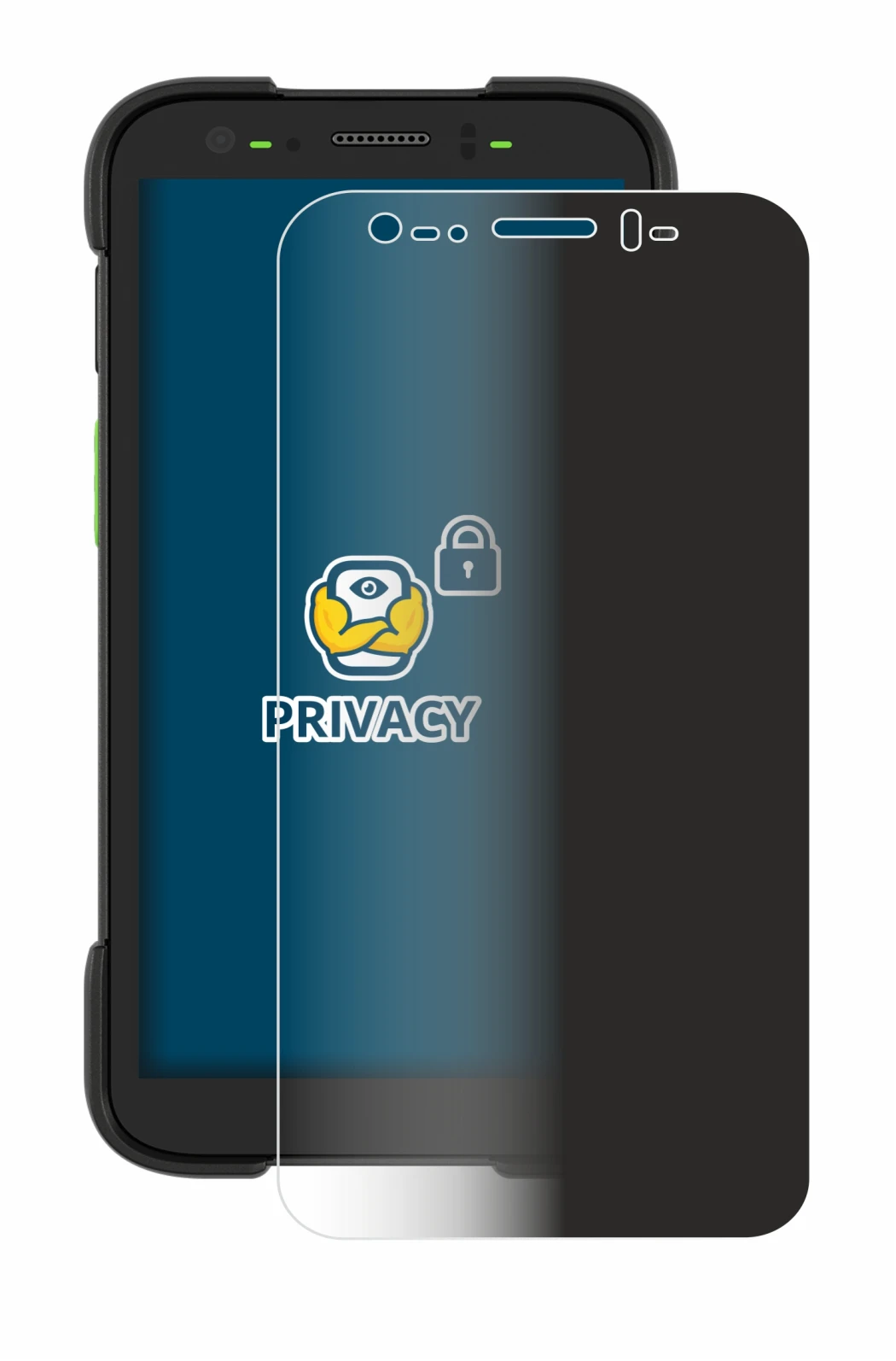 Imagen del dispositivo Zebra TC701 con una amplia variedad de protectores de pantalla.