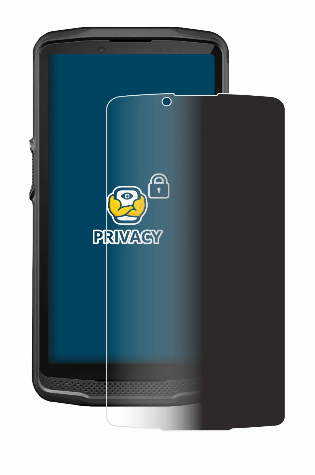 Imagen del dispositivo Crosscall Core M6 con una amplia variedad de protectores de pantalla.