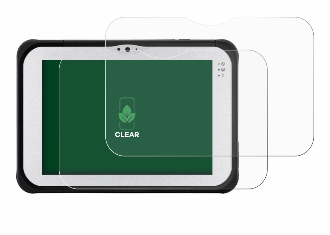 Imagen del dispositivo Panasonic Toughpad FZ-M1 con una amplia variedad de protectores de pantalla.