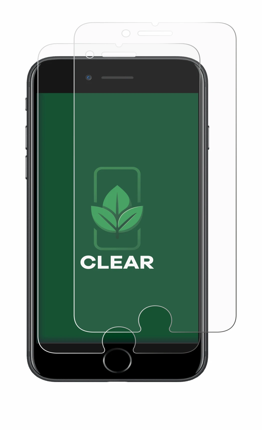 Imagen del dispositivo Apple iPhone 7 con una amplia variedad de protectores de pantalla.