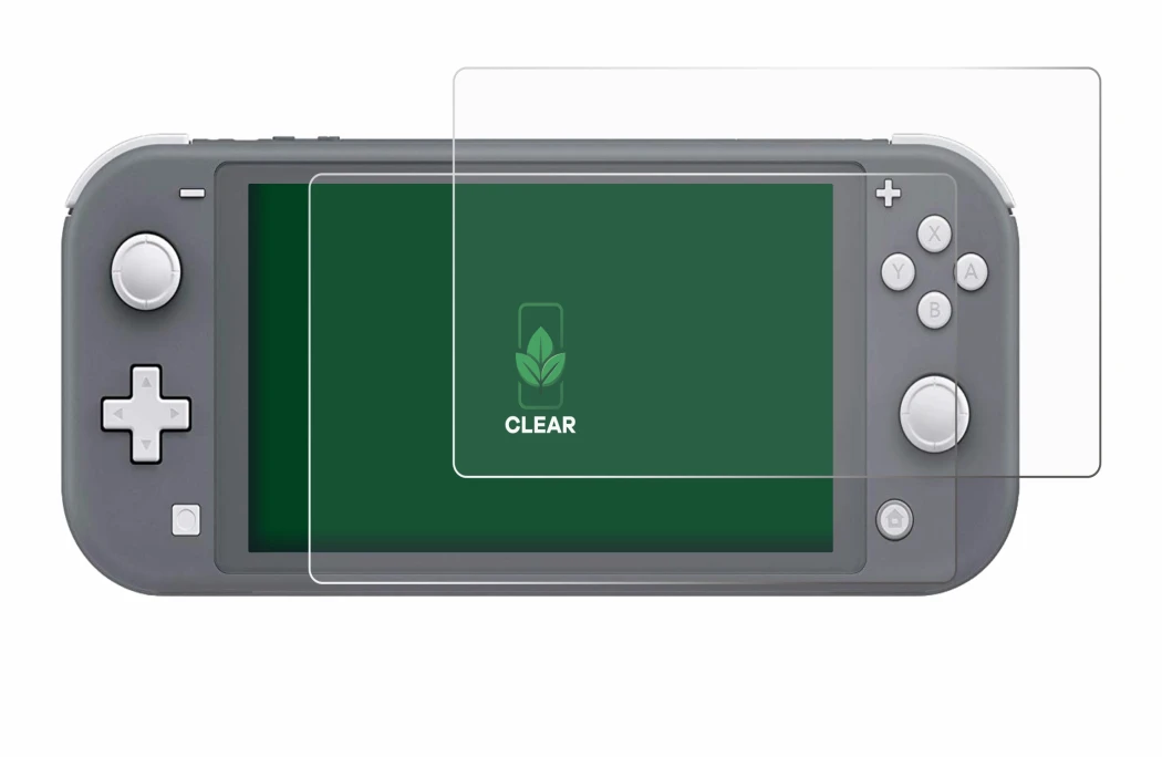 Imagen del dispositivo Nintendo Switch Lite con una amplia variedad de protectores de pantalla.