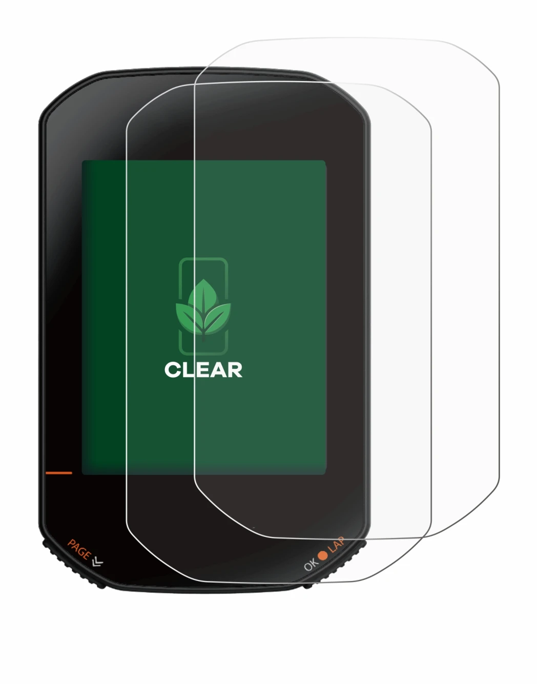 Imagen del dispositivo Bryton Rider 420 con una amplia variedad de protectores de pantalla.